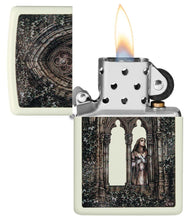 Load image into Gallery viewer, Zippo Lighter - Personalized Message Engraved on Backside Glow in The Dark (Victoria #49836)