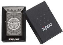 Load image into Gallery viewer, Zippo Lighter- Personalized Engrave for Compass Design Black Ice #29232