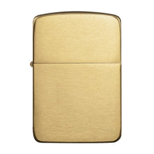 Load image into Gallery viewer, Zippo Lighter - Personalized Message Engraved Customized 1941 Replica Original Windproof Lighter 1941 Brush Brass 1941B