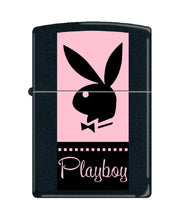 Load image into Gallery viewer, Zippo Lighter -for Playboy Rabbit Head Design Bunny Logo Pink Black Matte Windproof Lighter #Z5326