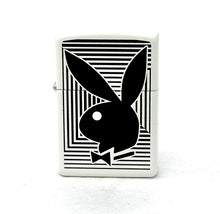 Load image into Gallery viewer, Zippo Lighter - Personalized Customize Message Engrave on Backside for Playboy Bunny (Playboy Bunny Lines Z5560)