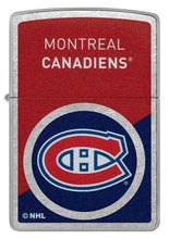 Load image into Gallery viewer, Zippo Lighter - Custom Engraved with Your Message for NHL Montreal Canadiens 2024 Street Chrome Pocket Lighter 46196