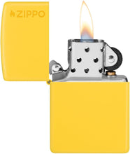 Load image into Gallery viewer, Zippo Customized Message Sunflower Yellow Lemon Color with Zippo Logo - 46019ZL
