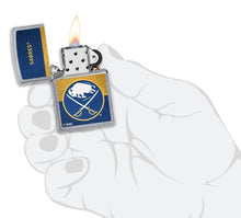 Load image into Gallery viewer, Zippo Lighter - Personalized Customize Message Engrave on Backside for Buffalo Sabres NHL Team 48031