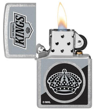 Load image into Gallery viewer, Zippo Lighter - Custom Engraved with Your Message for NHL LA Kings 2024 Street Chrome Pocket Lighter 46194