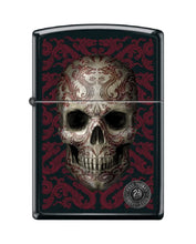 Load image into Gallery viewer, Zippo Lighter-Personalized for Anne Stokes Skull Skeletons Gothic Dragons Z5327