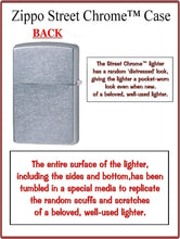 Load image into Gallery viewer, Zippo Lighter-Smoker Street Chrome Windproof Lighter #Z5393