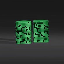 Load image into Gallery viewer, Zippo Lighter - Custom Engraved with Your Message for Crossword Design 540 Color Glow in The Dark Pocket Lighter 46285