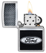 Load image into Gallery viewer, Zippo Lighter - Personalized Customize Message Engrave on Backside for Ford Design Zippo Lighter (Ford Logo Design 48405)