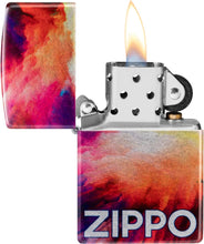 Load image into Gallery viewer, Zippo Lighter - Custom Message Engrave on Tie Dye Design - 540 Fusion 48982