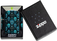 Load image into Gallery viewer, Zippo Lighter - Custom Message Engrave Sugar Skulls - Glow-in-The-Dark 46017