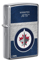 Load image into Gallery viewer, Zippo Lighter - Personalized Customize Message Engrave on Backside for Winnipeg Jets NHL Team 48059