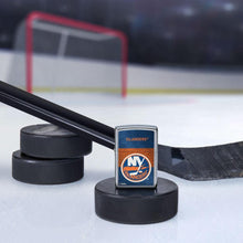 Load image into Gallery viewer, Zippo Lighter - Personalized Customize Message Engrave on Backside for New York Islanders NHL Team 48046