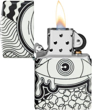 Load image into Gallery viewer, Zippo Lighter - Customize Message on Vision Test Glow in The Dark Pocket 46428