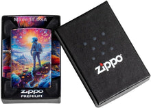 Load image into Gallery viewer, Zippo Lighter - Customized Message on Mushroom Forest 540 Matte Pocket 46433