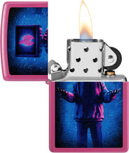 Load image into Gallery viewer, Zippo Flame TV Man Design Frequency Pocket Lighter