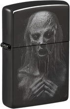 Load image into Gallery viewer, Zippo Lighter - Customized Message on Monster High Polish Black Pocket 46292