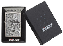 Load image into Gallery viewer, Zippo Lighter- Personalized Engrave Patriotic Eagle with Stars #20895