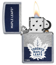 Load image into Gallery viewer, Zippo Lighter - Personalized Customize Message Engrave on Backside for Toronto Maple Leafs NHL Team 48055