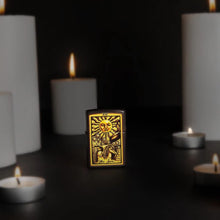 Load image into Gallery viewer, Zippo Lighter - Personalized Custom Message Engraved on Backside for Special Designs Windproof Lighter (The Sun of God 48452)