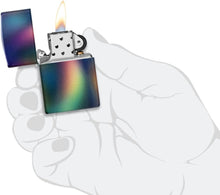 Load image into Gallery viewer, Zippo Lighter - Customized Message on Prismatic 540 Matte Pocket Lighter 46565