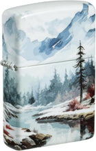 Load image into Gallery viewer, Zippo Lighter - Customized Message Frozen Valley 540 Matte Pocket Lighter 46702