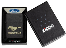 Load image into Gallery viewer, Zippo Lighter - Personalized Customize Message Engrave on Backside for Ford Design Zippo Lighter (Black Crackle #49827)