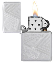 Load image into Gallery viewer, Zippo Lighter - Custom Engraved with Your Message - Which Way Design, Engraved - Satin Chrome 46481