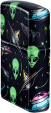 Load image into Gallery viewer, Zippo Lighter - Customized Message Alien Pattern 540 Matte Pocket Lighter 46561