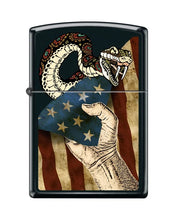 Load image into Gallery viewer, Zippo Lighter- Personalized for Don't Tread On Me with Snake Z5452