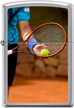 Load image into Gallery viewer, Zippo Lighter- Personalized Engrave Tennis Player Sports Racket #Z5526