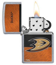 Load image into Gallery viewer, Zippo Lighter - Personalized Customize Message Engrave on Backside for Anaheim Ducks NHL Team 48028