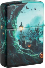 Load image into Gallery viewer, Zippo Lighter - Customized Message Halloween Graveyard, 540 Color - Matte 48389