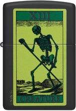 Load image into Gallery viewer, Zippo Creature Skeleton Black Matte Pocket Lighter