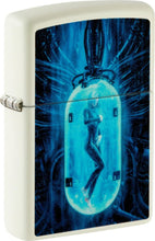 Load image into Gallery viewer, Zippo Lighter - Personalized Message Engraved Backside Woman Pop Art Windproof Lighter Tube Woman Glow in The Dark 48520