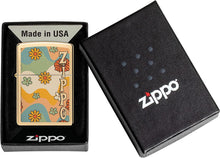Load image into Gallery viewer, Zippo Lighter- Personalized Engrave Blossoms Flower Power Flower Power 48503
