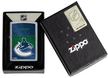 Load image into Gallery viewer, Zippo Lighter - Personalized Customize Message Engrave on Backside for Vancouver Canucks NHL Team 48056