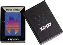 Load image into Gallery viewer, Zippo Design Royal Blue Matte Pocket Lighter