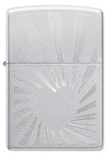 Load image into Gallery viewer, Zippo Lighter - Custom Engraved with Your Message - Love Radiates Design, Engraved - Satin Chrome 46480