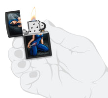 Load image into Gallery viewer, Zippo Lighter - Personalized Custom Message Engraved on Backside for Special Designs Windproof Lighter (Horror Girl 48388)