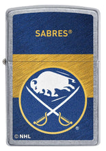 Load image into Gallery viewer, Zippo Lighter - Personalized Customize Message Engrave on Backside for Buffalo Sabres NHL Team 48031
