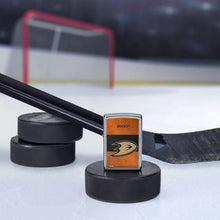 Load image into Gallery viewer, Zippo Lighter - Personalized Customize Message Engrave on Backside for Anaheim Ducks NHL Team 48028