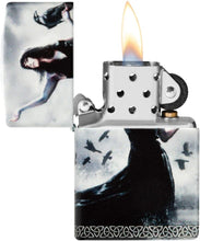 Load image into Gallery viewer, Zippo Lighter - Custom Message Engrave for Mazzi Lady Ravens- 540 Color 48969