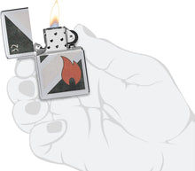Load image into Gallery viewer, Zippo 32 Flame Design Vintage High Polish Chrome Pocket Lighter