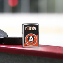 Load image into Gallery viewer, Zippo Lighter - Customized Engraved Message on for NHL Anaheim Ducks 46180