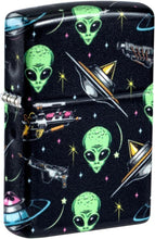 Load image into Gallery viewer, Zippo Lighter - Customized Message Alien Pattern 540 Matte Pocket Lighter 46561