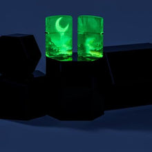 Load image into Gallery viewer, Zippo Lighter - Custom Engraved with Your Message for Moon Dream Design 540 Color Glow in The Dark Pocket Lighter 46259