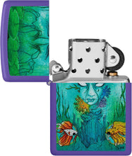 Load image into Gallery viewer, Zippo Sean Dietrich Brackish Design Purple Matte Pocket Lighter