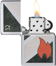 Load image into Gallery viewer, Zippo Lighter - Personalized Customize Message Engrave on Backside for Zippo Brand Design Logo Lighter (32 Flame 48623)