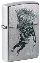 Load image into Gallery viewer, Zippo Lighter - Personalized Custom Message Engraved on Backside for Special Designs Windproof Lighter (Sasquatch Getaway 49765)